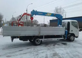 4х тонник манипулятор JAC N75 с кму Tadano 300
