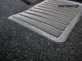 3D коврики Euromat для Москвич 3 (JAC JS4), Lux, Черный