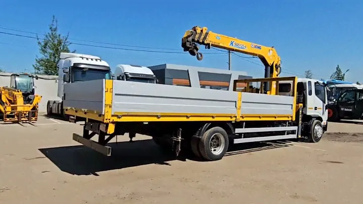 Продается КМУ JAC N120 (4х2) с XCMG SQS 125-4 б/у (2022г. 51 751 км).