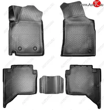 Коврики салонные Noplast (3D) JAC T6 (2018-2024) (Черные)