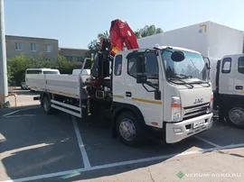 JAC N120 Автомобиль бортовой с КМУ